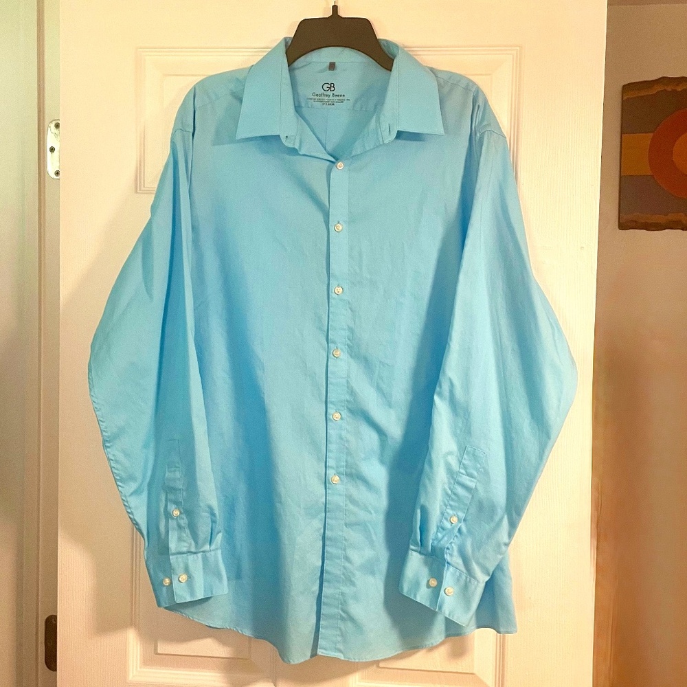 Geoffrey Beene Men's Dress Shirt-Slim Size 17.5-34/35